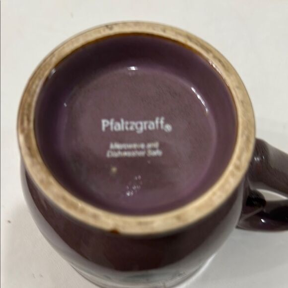 Pfaltzgraff Brown Imagine Butterfly Mug 16 Oz 4 1/4 In Tall 4 In Round - Picture 4 of 7